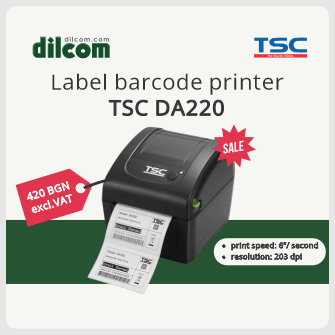 Barcode label printer TSC DA220