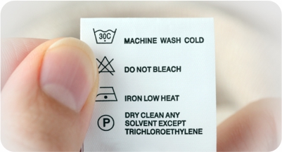 Textile care labels