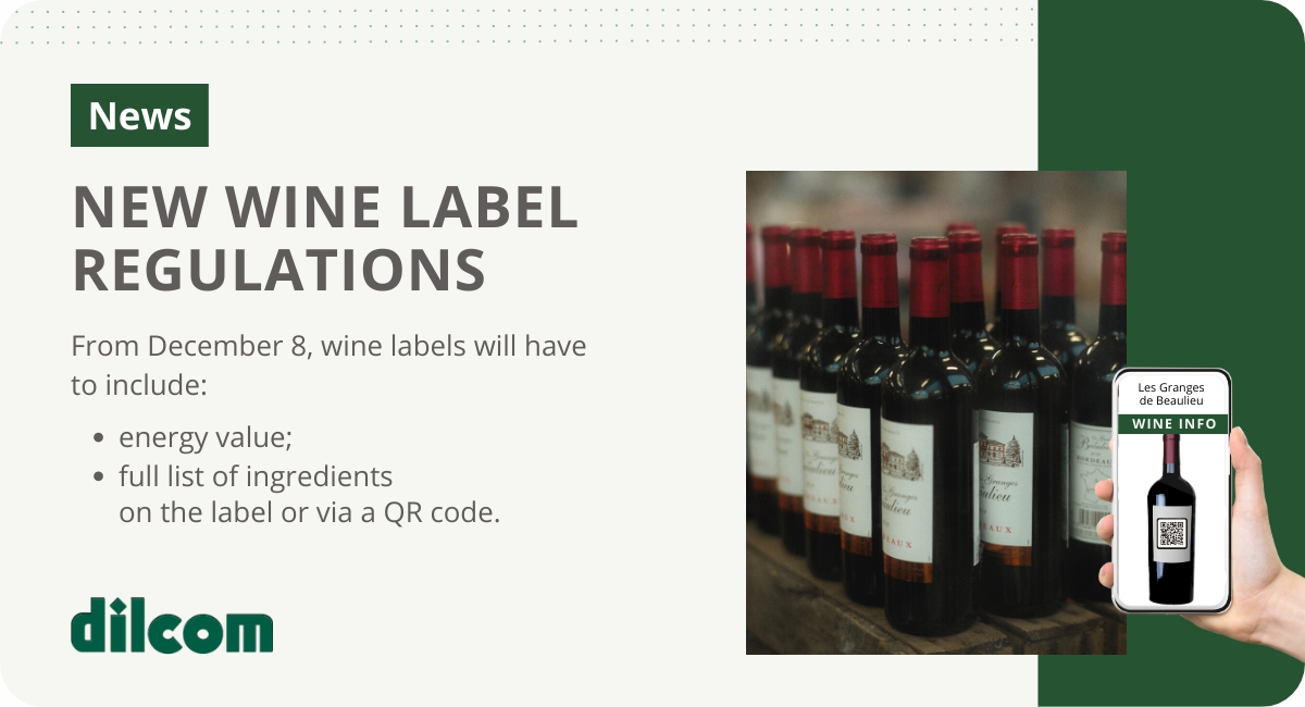 New requirements for wine labeling