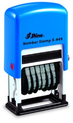 SELF-INKING NUMBER STAMP SHINY S-449 / 9 digits