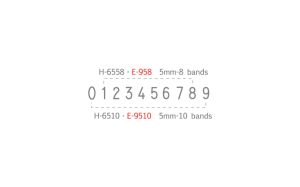 AUTOMATIC NUMBER STAMP SHINY E-9510 / 10 digits